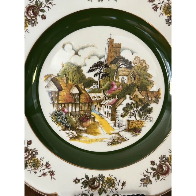Wood & Son Ironstone Plates by Wood & Sons For Sale - Image 4 of 12