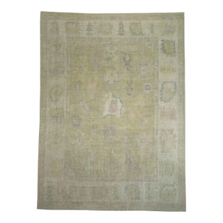 Turkish Oushak Rug 10'4" x 14' #18647 For Sale