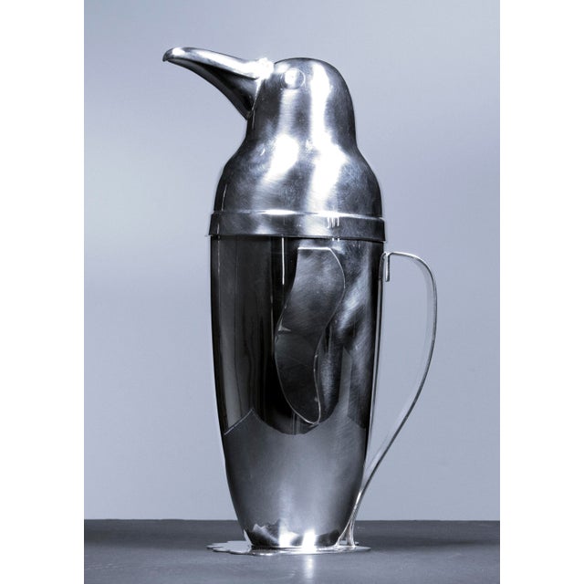 Vintage Napier Penguin Cocktail Shaker Chairish