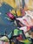 Svitlana Tkachuk Rose Still Life Original Painting Oil on Canvas For Sale - Image 12 of 14