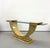 Mid 20th Century Vintage Lacquered Smoke Dyed Console For Sale - Image 5 of 8