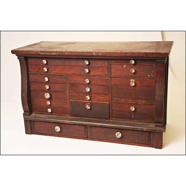 Antique Wood Apothecary Cabinet | Chairish