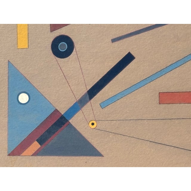 1950s Loló Soldevilla Signed Mixed Media on Paper, Framed For Sale - Image 4 of 9