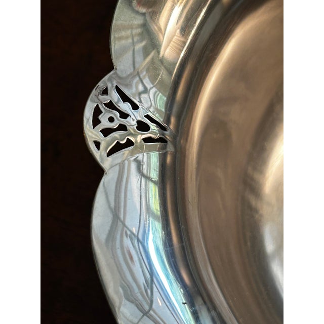 Early 20th Century Wm Rogers Silver Plate Art Deco Footed Bowl or Cache Pot For Sale In New Orleans - Image 6 of 10