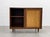 Mid Century Modern Caned Front Jr. Credenza | Small Storage Cabinet, C. 1950's For Sale - Image 4 of 12
