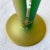 Gold Mid Century Modern Green and Gold Glass Vase For Sale - Image 8 of 9