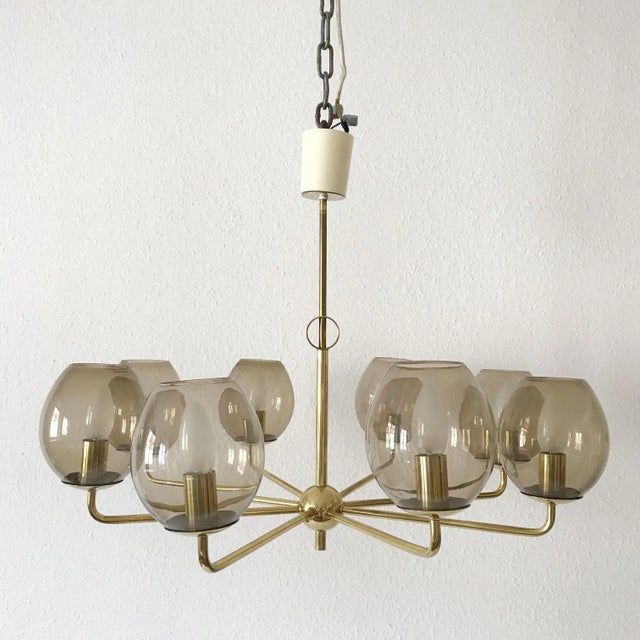 German Sputnik Ceiling Light, 1950s For Sale - Image 6 of 15