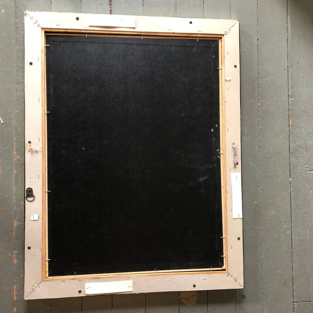 Contemporary 1950’s Bucks County Impressionist Spring Landscape Painting Contemporary Frame For Sale - Image 3 of 4