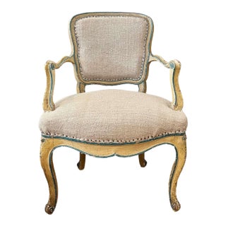 A Pair of Louis XV Style Fauteuils For Sale