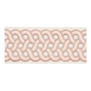 Sample - Schumacher X Timothy Corrigan Mandeville Tape in Blush For Sale
