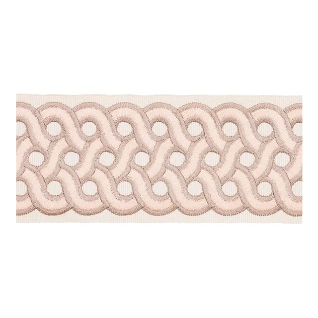 Sample - Schumacher X Timothy Corrigan Mandeville Tape in Blush For Sale