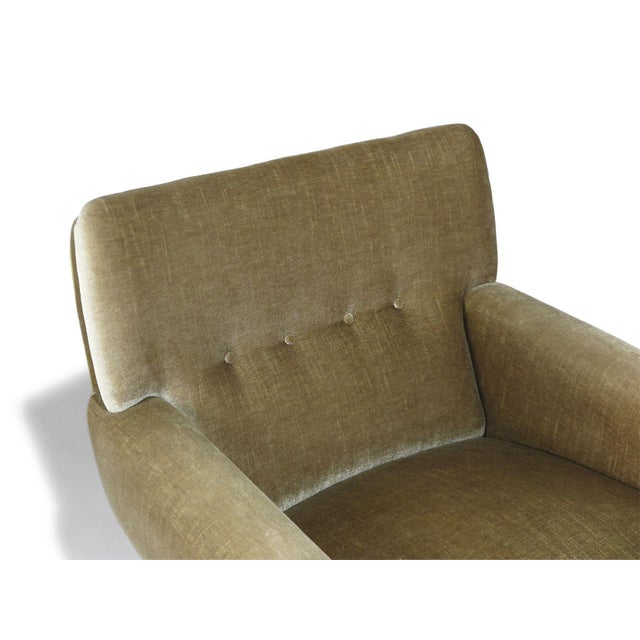 Pair of Mid 20th Century Scandinavian Lounge Chairs in Original Mohair For Sale - Image 9 of 12