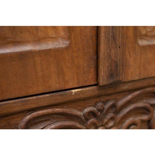 Vintage Buffet in Fir and Walnut, 1960s For Sale - Image 15 of 18