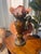 Brick Red Celestial Meets the Sea-Shell Incrusted Candleholder-Coastal Art Sculpture For Sale - Image 8 of 8