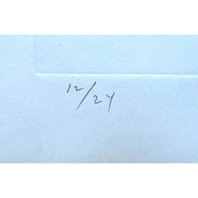 American Ed Baynard, Zen Minimalist Flowers Etching American Modernist Ed Baynard Pop Art Print For Sale - Image 3 of 6