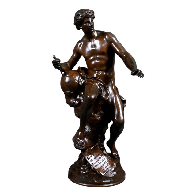 E. Picault, Progress Sculpture, Late 19th Century, Bronze For Sale