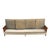 1960s Mid Century Modern Caned Walnut Velvet Long Sofa for Reupholstery 101" For Sale - Image 11 of 16