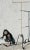 Tole Monkey with Chinese Export Bowl Towel Rack For Sale - Image 4 of 12