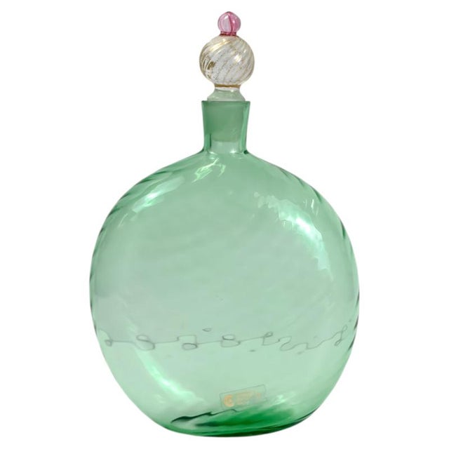 Murano Glass Decanter by Maurizio Albarelli for Cenedese & Albarelli, 1970s For Sale - Image 10 of 10
