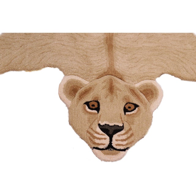 Decorate Wild Animal Design Rug. Hooked of 100% Wool Pile. This contemporary Faux-Leopard Series makes for a true...
