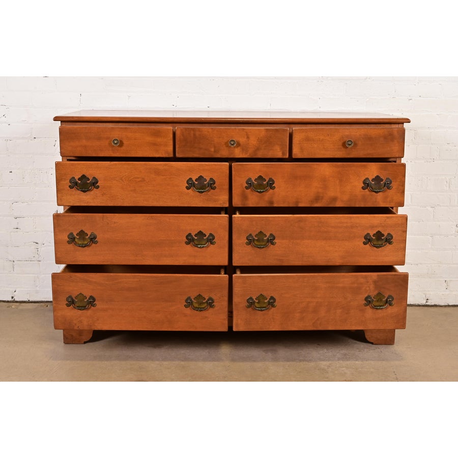 dresser ethan allen Louis Double Top features velvet Dawson Tall Dresser