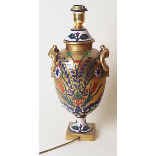 Hollywood Regency Table Lamp from Ceramiche Batignani Firenze, Italy, 1970s For Sale - Image 4 of 11