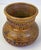 Brown Vintage Brutalist Studio Pottery Ceramic Drink Set, Pitcher, Ice Bucket, 6 Goblets - 8 pcs For Sale - Image 8 of 9