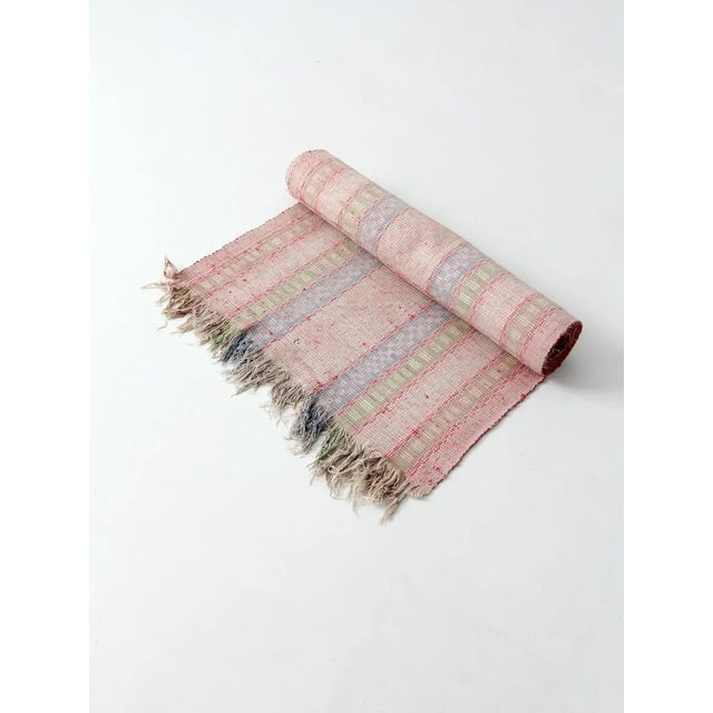 Vintage 1920's Swedish Trasmatta Floor Runner Rug For Sale - Image 6 of 8