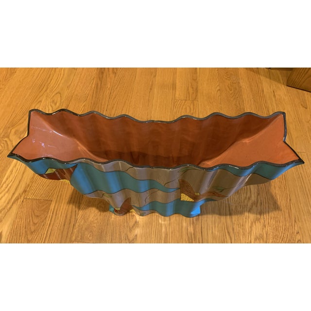 1990s 1990s Carol Gouthro Abstract Ceramic Vase For Sale - Image 5 of 6