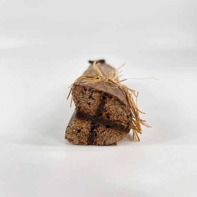 Early 20th Century Wooden Doll with Raffia Skirt MATTER COLLECTION For Sale In Denver - Image 6 of 6
