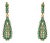 Queen’s Grace Emerald Drop Earrings, A Pair For Sale