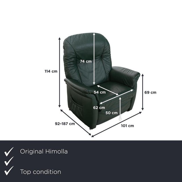 Here you get an electric recliner from Himolla, whose high, quilted backrest and padded armrests instantly invite you to...