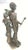 Classical Roman Large 34" Antique Grand Tour Mythological Roman Bronze Sculpture of Pan or a Youthful Faun For Sale - Image 3 of 18