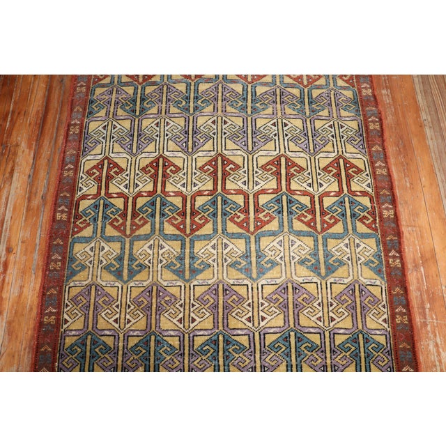 Vintage Turkish Anatolian Scatter Rug - 3'7" x 5'7" For Sale - Image 9 of 9