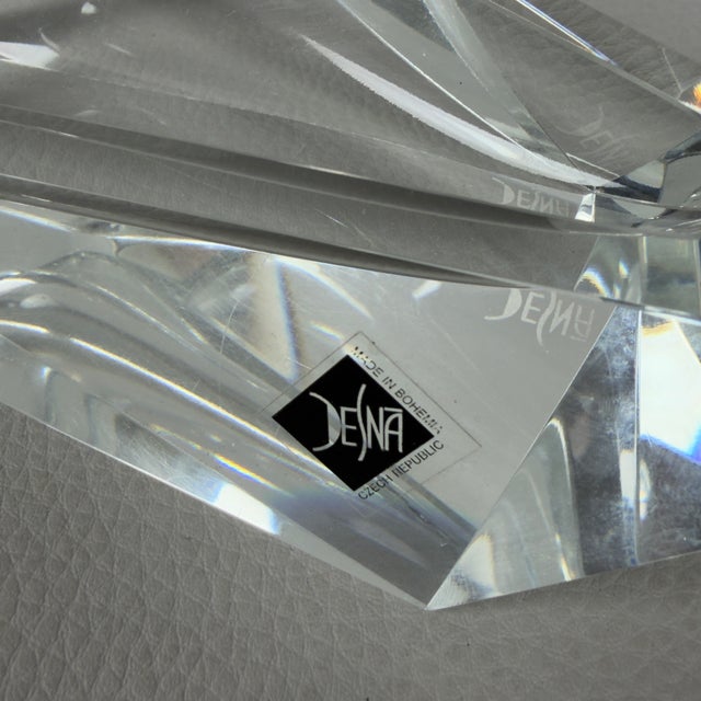 Desna Bohemia Crystal Ashtray, 1970s For Sale - Image 8 of 12