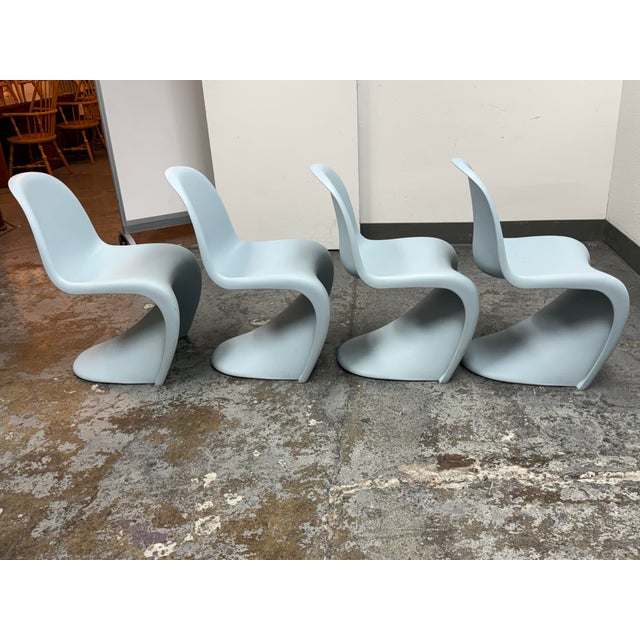 Verner Panton for Vitra Panton Chairs, Set of Four For Sale In San Francisco - Image 6 of 12