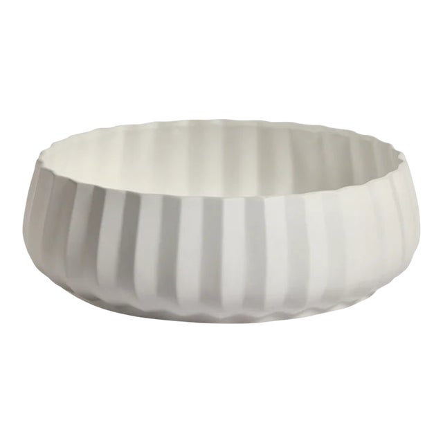 Large Wavy Ceramic Bowl Chairish
