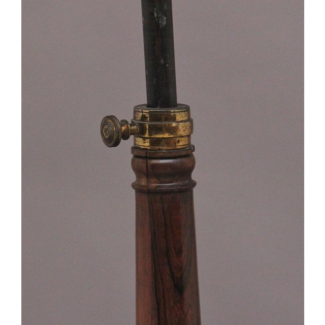 Antique 19th Century Rosewood Telescopic Occasional Table, 1830s For Sale - Image 9 of 11
