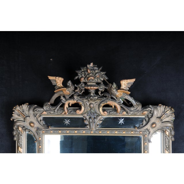 Historicism Gilt Wood Mirror, 1870s For Sale - Image 3 of 18