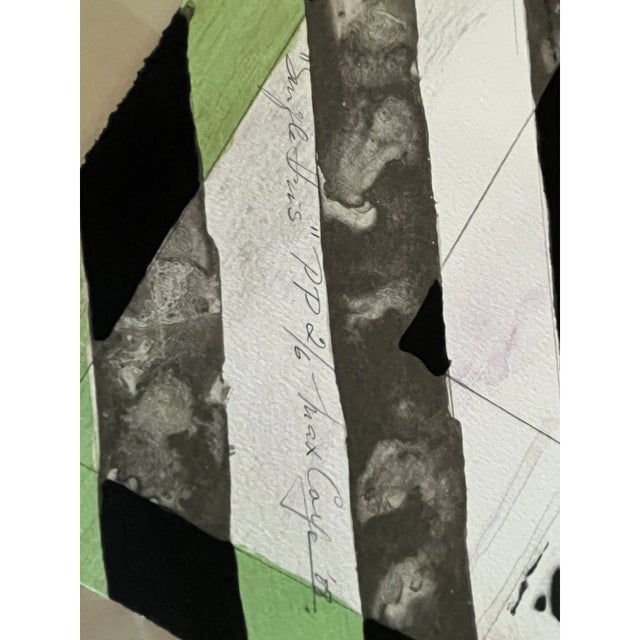 Late 20th Century Max Coyer "Single Iris" 1988 Signed Printer's Proof PP 2/6 Large 30x22 For Sale In San Francisco - Image 6 of 8