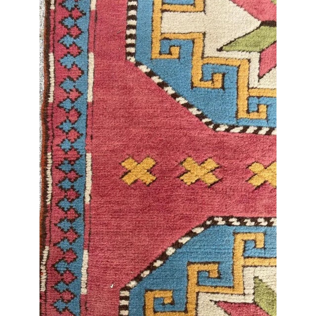 Vintage Turkish Kars Runner For Sale - Image 12 of 18
