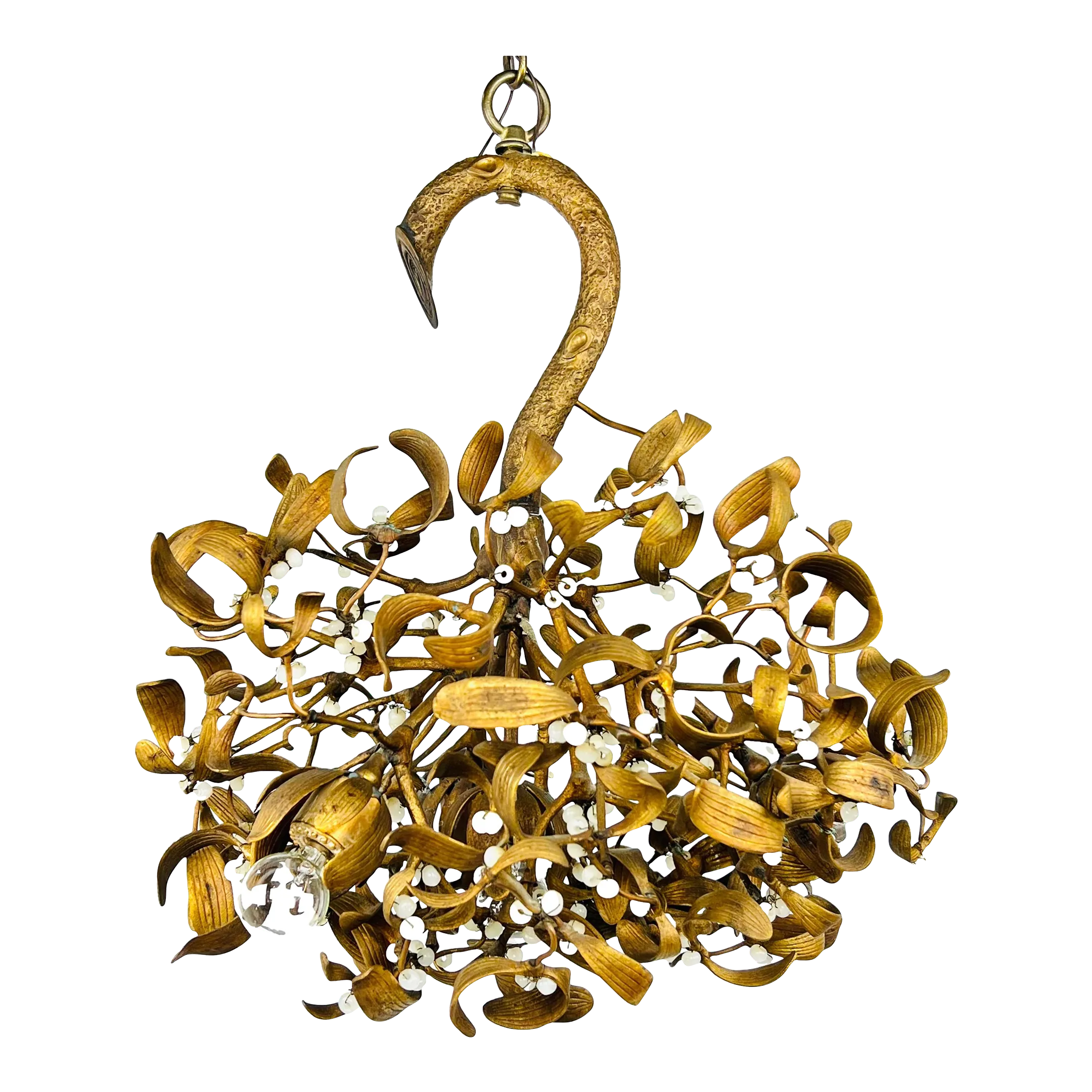 【中古】 Mistletoe Marriage Mills &amp; Boon Cherish A French Art Nouveau Mistletoe Chandelier (Lot 354 - The