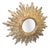 Gilt Sun Wall Mirror, 1970s For Sale