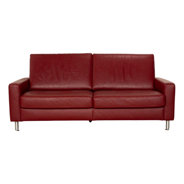 Concept Plus Leather Three-Seater Sofa from Ewald Schillig For Sale