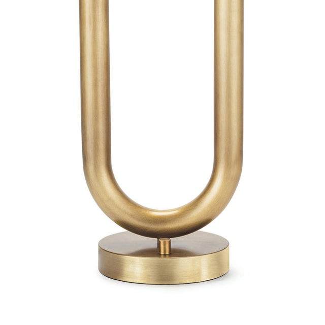 Happy Table Lamp, Natural Brass For Sale - Image 4 of 7