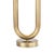 Happy Table Lamp, Natural Brass For Sale - Image 4 of 7