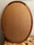 Vintage Oval Mirror in Stained Wood, 1970s For Sale - Image 10 of 17