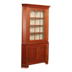 Wayne Kramer Farmhouse Style Two-Piece Corner Cabinet