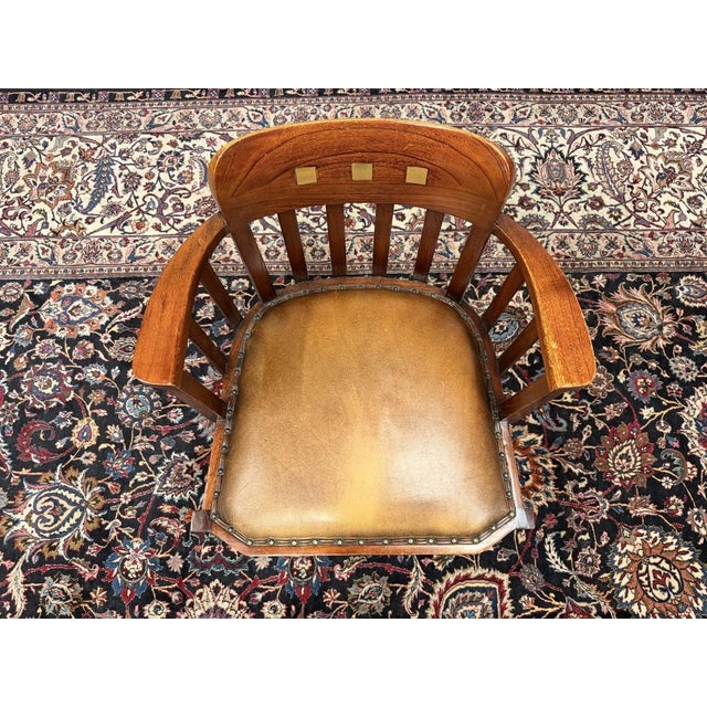 Chair in Mahogany from Globe Wernicke For Sale - Image 6 of 8