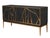 Italian craftsmanship with this luxurious Black Italian Luxury Sideboard, a unique masterpiece in Mid-Century style,...